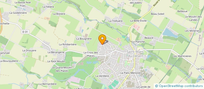 localisation de l'entreprise MONSIEUR SYLVAIN DUMONT  SAINT-MARS-DU-DESERT