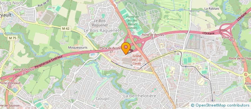 localisation de l'entreprise MONSIEUR SYLVAIN DUMONT à ORVAULT