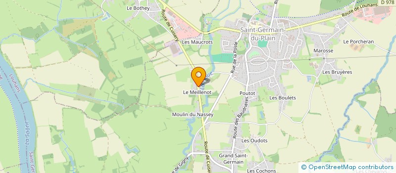 localisation de l'entreprise MONSIEUR SYLVAIN DUMOUTIER  BAUDRIERES