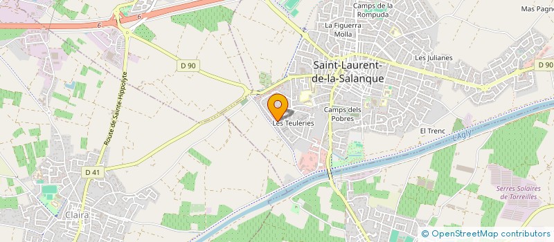 localisation de l'entreprise MONSIEUR SYLVAIN DUNOIS  SAINT-LAURENT-DE-LA-SALANQUE