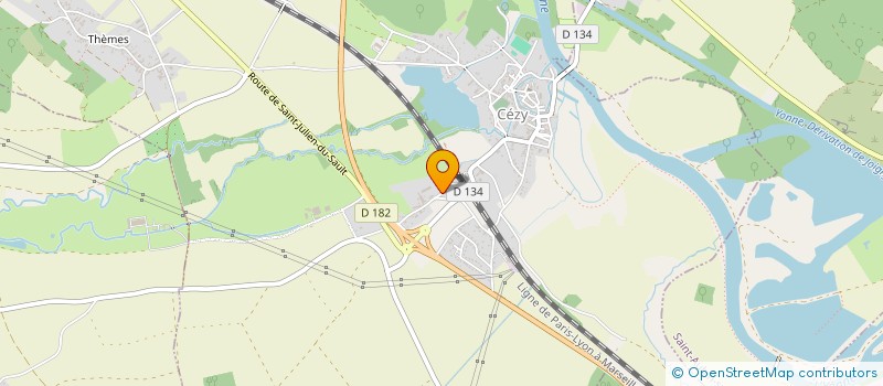 localisation de l'entreprise MONSIEUR SYLVAIN DUPONT  CEZY