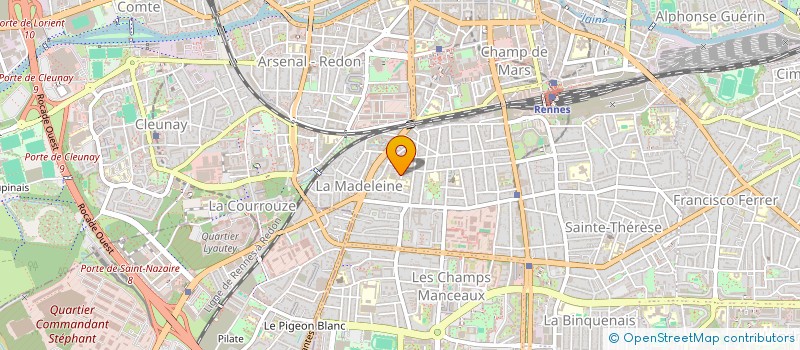 localisation de l'entreprise MONSIEUR SYLVAIN DURAND  RENNES