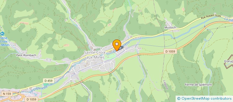 localisation de l'entreprise MONSIEUR SYLVAIN DURIER  SAINTE-CROIX-AUX-MINES