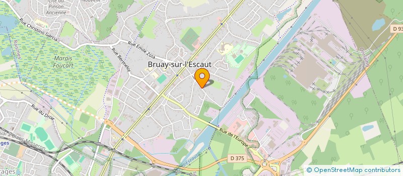 localisation de l'entreprise MONSIEUR SYLVAIN DUVAL à BRUAY-SUR-L'ESCAUT