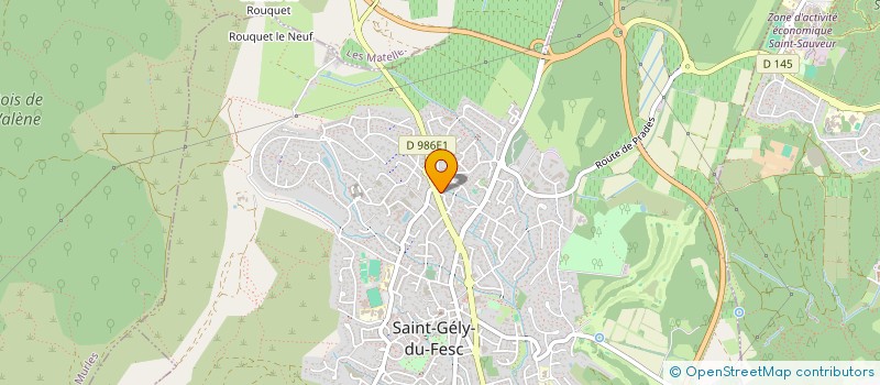 localisation de l'entreprise MONSIEUR SYLVAIN EDLER à SAINT-GELY-DU-FESC