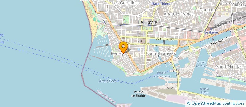 localisation de l'entreprise MONSIEUR SYLVAIN EMO  LE HAVRE