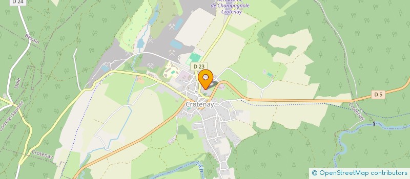 localisation de l'entreprise MONSIEUR SYLVAIN EMONNOT  CROTENAY