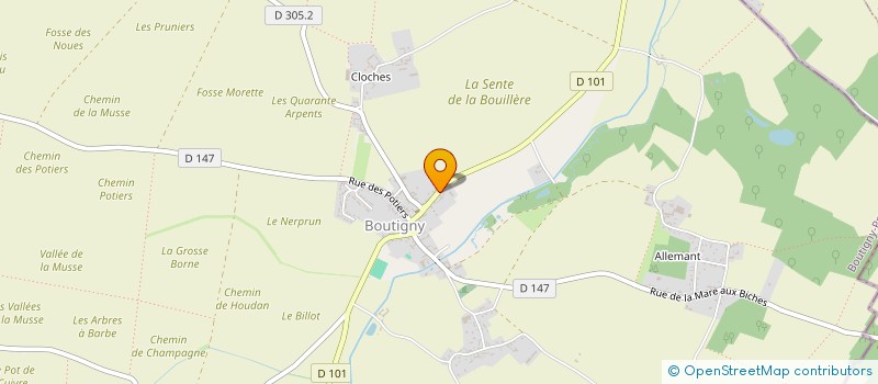 localisation de l'entreprise MONSIEUR SYLVAIN ENARD à BOUTIGNY-PROUAIS