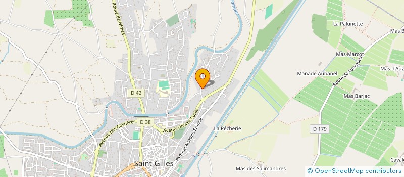 localisation de l'entreprise MONSIEUR SYLVAIN ESCALANTE  SAINT-GILLES