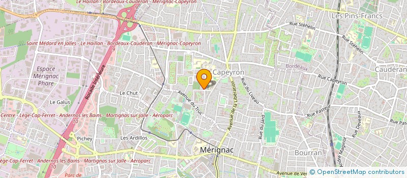 localisation de l'entreprise MONSIEUR SYLVAIN ESTEVE  MERIGNAC