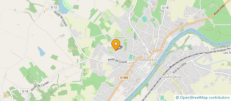 localisation de l'entreprise MONSIEUR SYLVAIN EUGENE  RABASTENS