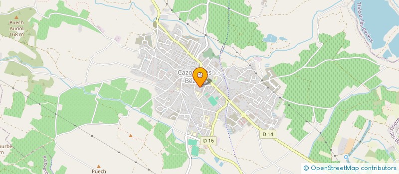 localisation de l'entreprise MONSIEUR SYLVAIN FABRE  CAZOULS-LES-BEZIERS