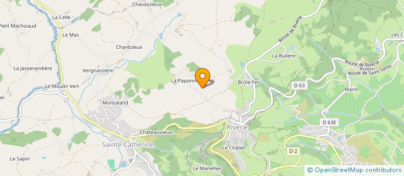 localisation de l'entreprise MONSIEUR SYLVAIN FAHY  SAINTE-CATHERINE