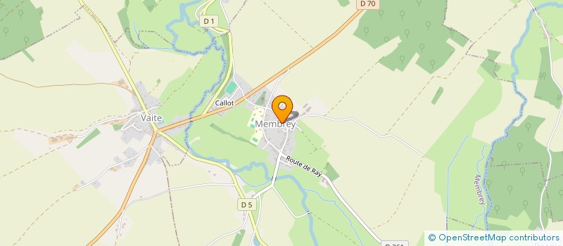 localisation de l'entreprise MONSIEUR SYLVAIN FAIVRE  MEMBREY