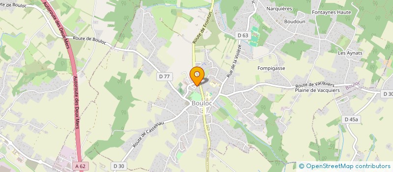 localisation de l'entreprise MONSIEUR SYLVAIN FALANGA  BOULOC