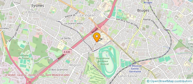 localisation de l'entreprise MONSIEUR SYLVAIN FAUSSAT  EYSINES