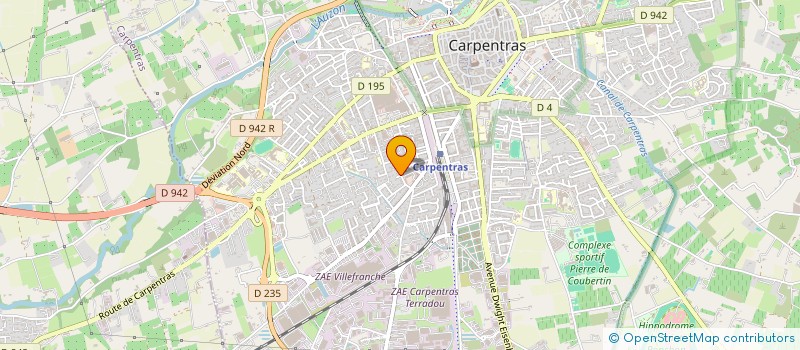 localisation de l'entreprise MONSIEUR SYLVAIN FAUVET à CARPENTRAS