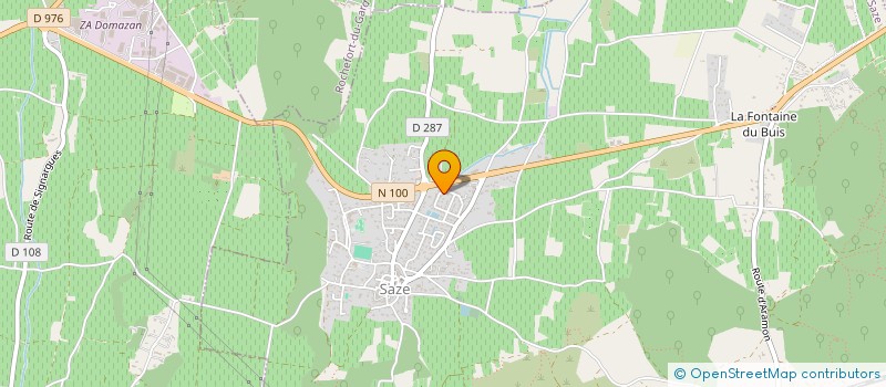 localisation de l'entreprise MONSIEUR SYLVAIN FAVEREAU  SAZE