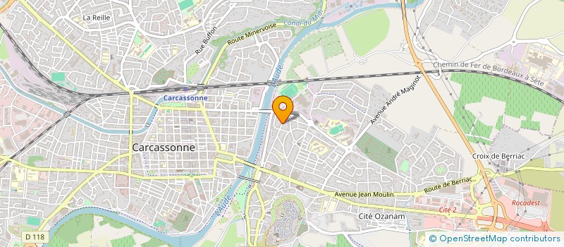 localisation de l'entreprise MONSIEUR SYLVAIN FAVIE  CARCASSONNE