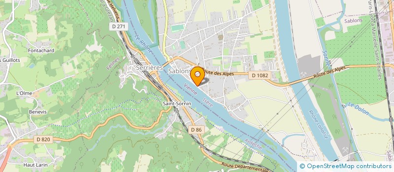 localisation de l'entreprise MONSIEUR SYLVAIN FAYOLLE  SABLONS