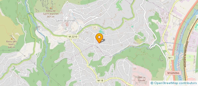 localisation de l'entreprise MONSIEUR SYLVAIN FAZZARI  SAINT-JEANNET