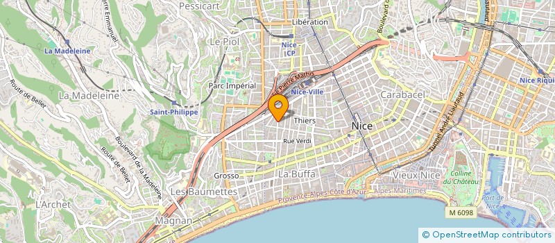 localisation de l'entreprise MONSIEUR SYLVAIN FERNEZ  NICE