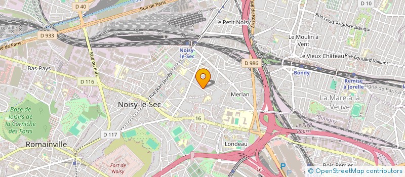 localisation de l'entreprise MONSIEUR SYLVAIN FERRON à NOISY-LE-SEC