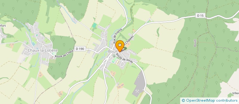 localisation de l'entreprise MONSIEUR SYLVAIN FILLIEUX  BOULT