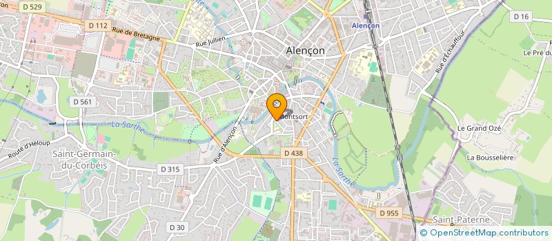 localisation de l'entreprise MONSIEUR SYLVAIN FLEURY à ALENCON