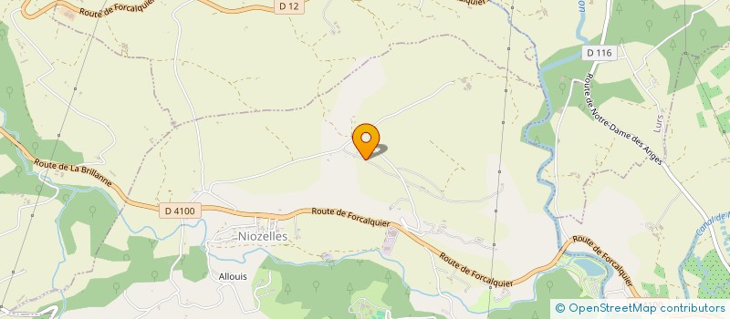 localisation de l'entreprise MONSIEUR SYLVAIN FLEURY  NIOZELLES