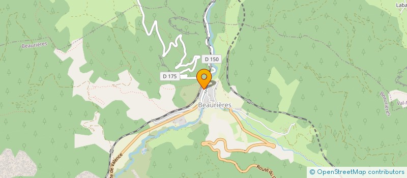 localisation de l'entreprise MONSIEUR SYLVAIN FLORIN  BEAURIERES