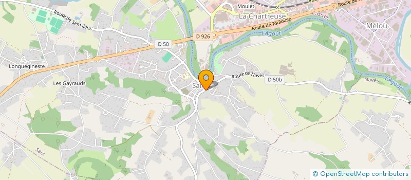 localisation de l'entreprise MONSIEUR SYLVAIN FOGLIA  SAIX