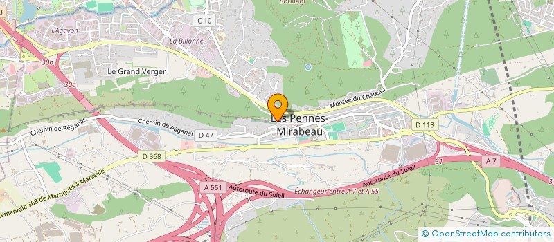 localisation de l'entreprise MONSIEUR SYLVAIN FOLLACO à LES PENNES MIRABEAU