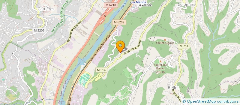 localisation de l'entreprise MONSIEUR SYLVAIN FORCHI  NICE