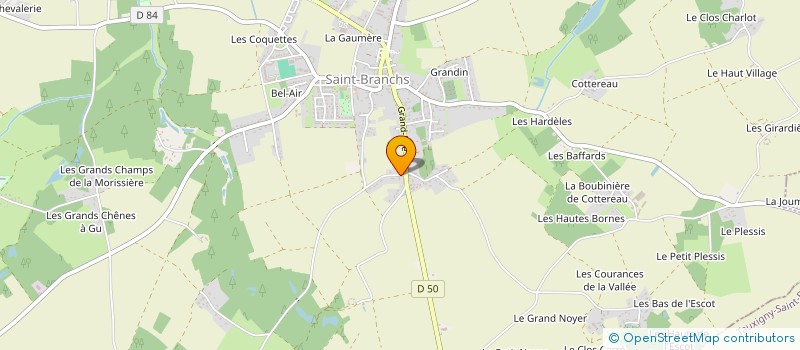 localisation de l'entreprise MONSIEUR SYLVAIN FOSSE  SAINT-BRANCHS