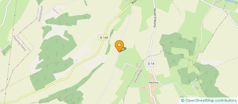 localisation de l'entreprise MONSIEUR SYLVAIN FOSSE  PREUSEVILLE