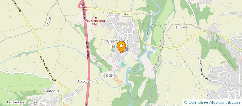 localisation de l'entreprise MONSIEUR SYLVAIN FOURNET  CHARBONNIER-LES-MINES