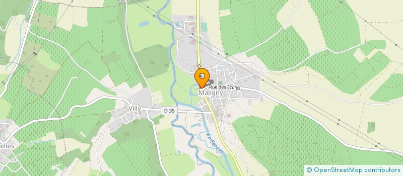 localisation de l'entreprise MONSIEUR SYLVAIN FOURNIER à MALIGNY