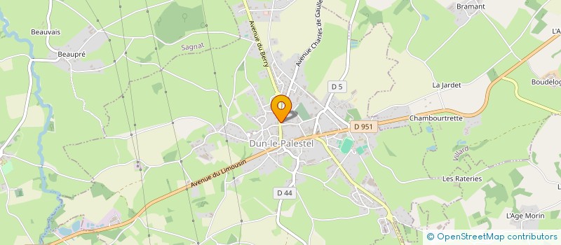 localisation de l'entreprise MONSIEUR SYLVAIN FOURNIER à DUN-LE-PALESTEL