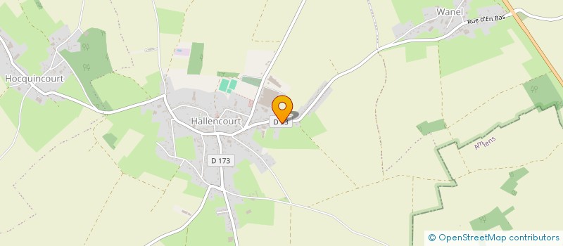 localisation de l'entreprise MONSIEUR SYLVAIN FOY  HALLENCOURT