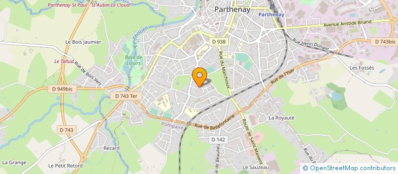 localisation de l'entreprise MONSIEUR SYLVAIN FRANCE à PARTHENAY