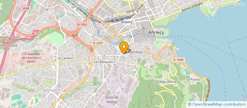 localisation de l'entreprise MONSIEUR SYLVAIN FRANCOIS à ANNECY