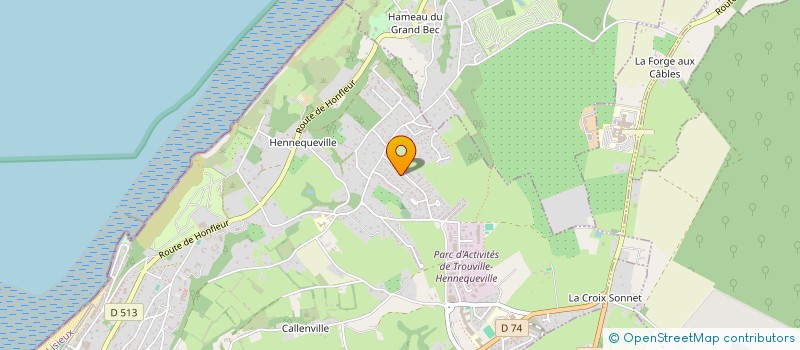 localisation de l'entreprise MONSIEUR SYLVAIN FREMONT  TROUVILLE-SUR-MER