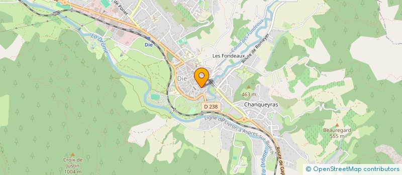 localisation de l'entreprise MONSIEUR SYLVAIN FREVENT  DIE