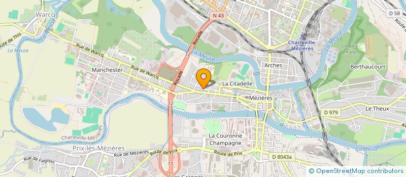 localisation de l'entreprise MONSIEUR SYLVAIN FRICOTEAUX-PIERRE  CHARLEVILLE-MEZIERES