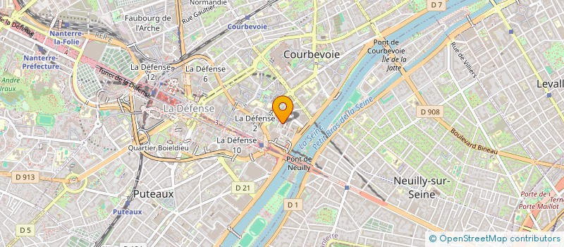 localisation de l'entreprise MONSIEUR SYLVAIN FRIS LARROUY à COURBEVOIE