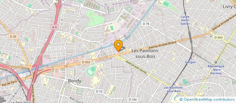 localisation de l'entreprise MONSIEUR SYLVAIN FRUYT  LES PAVILLONS-SOUS-BOIS