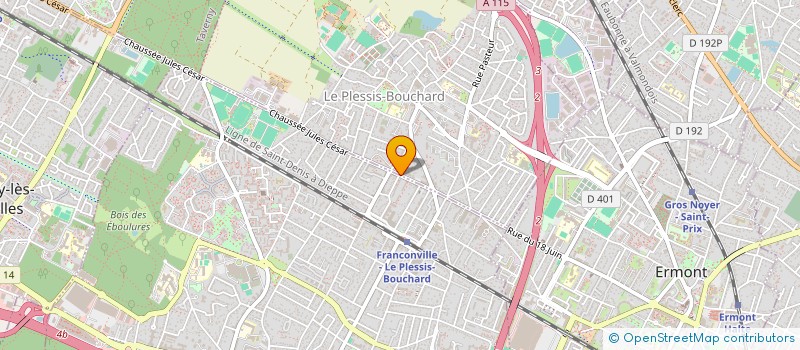 localisation de l'entreprise MONSIEUR SYLVAIN GADRAT  CORMEILLES-EN-PARISIS