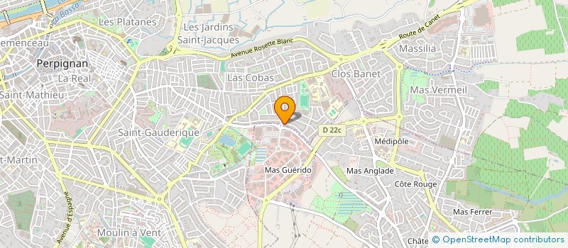 localisation de l'entreprise MONSIEUR SYLVAIN GADREAU  PERPIGNAN