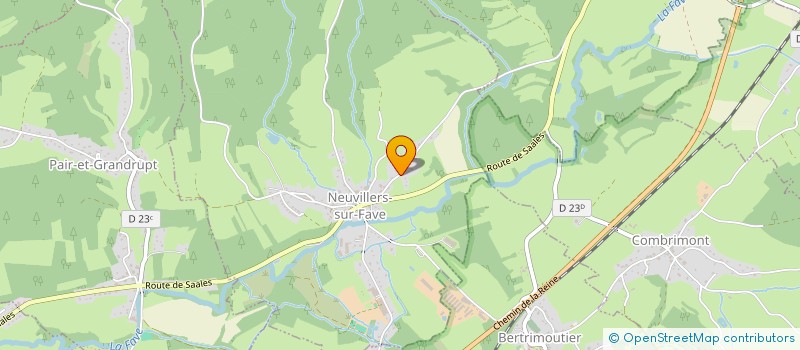 localisation de l'entreprise MONSIEUR SYLVAIN GAILLARD  NEUVILLERS-SUR-FAVE